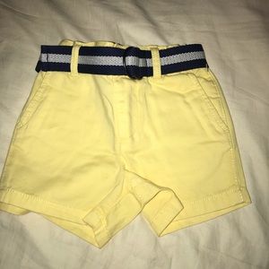 Yellow shorts